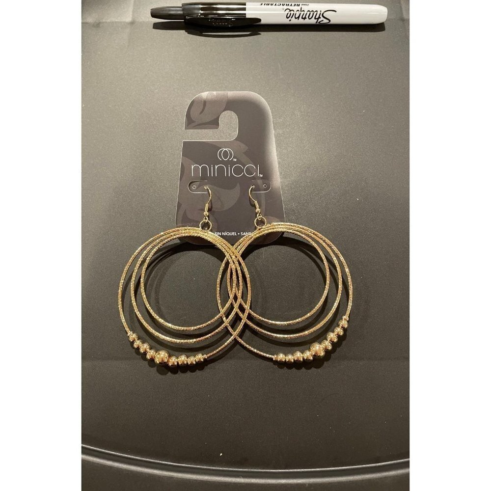 Minicci Hoop Earrings‎ A1 010